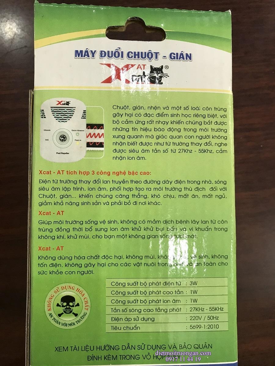 Máy đuổi chuột Sóng điện từ XCAT