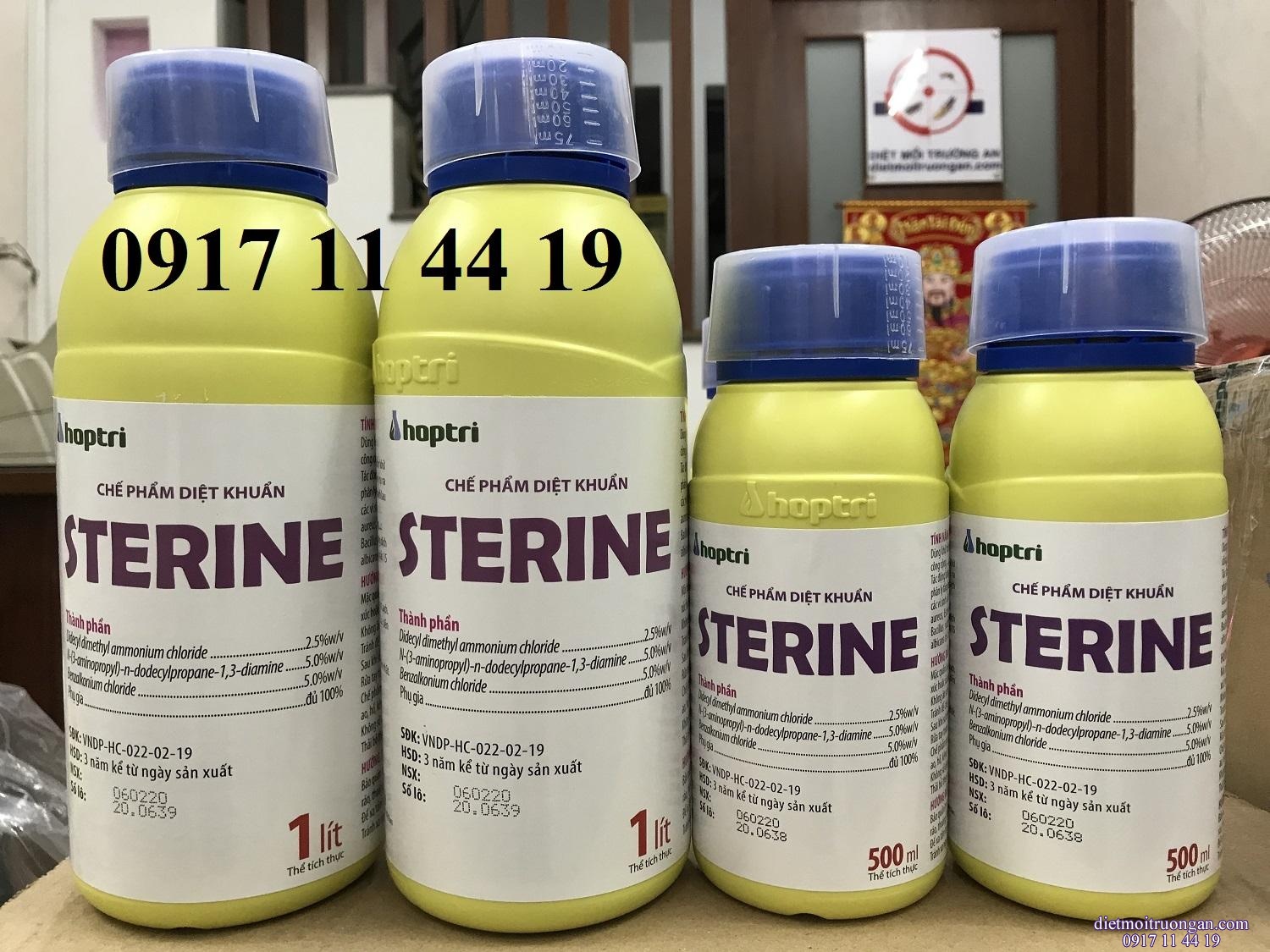 CHẾ PHẨM DIỆT KHỬ KHUẨN PHÒNG DỊCH STERINE