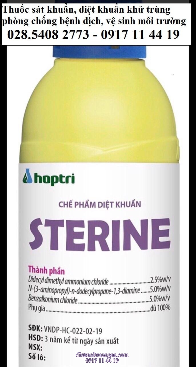 CHẾ PHẨM DIỆT KHỬ KHUẨN PHÒNG DỊCH STERINE