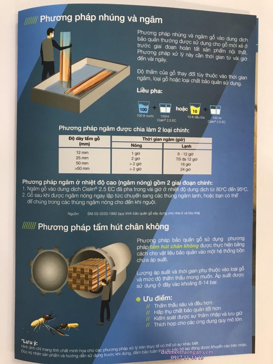 Thuốc diệt  Mối Mọt Gỗ