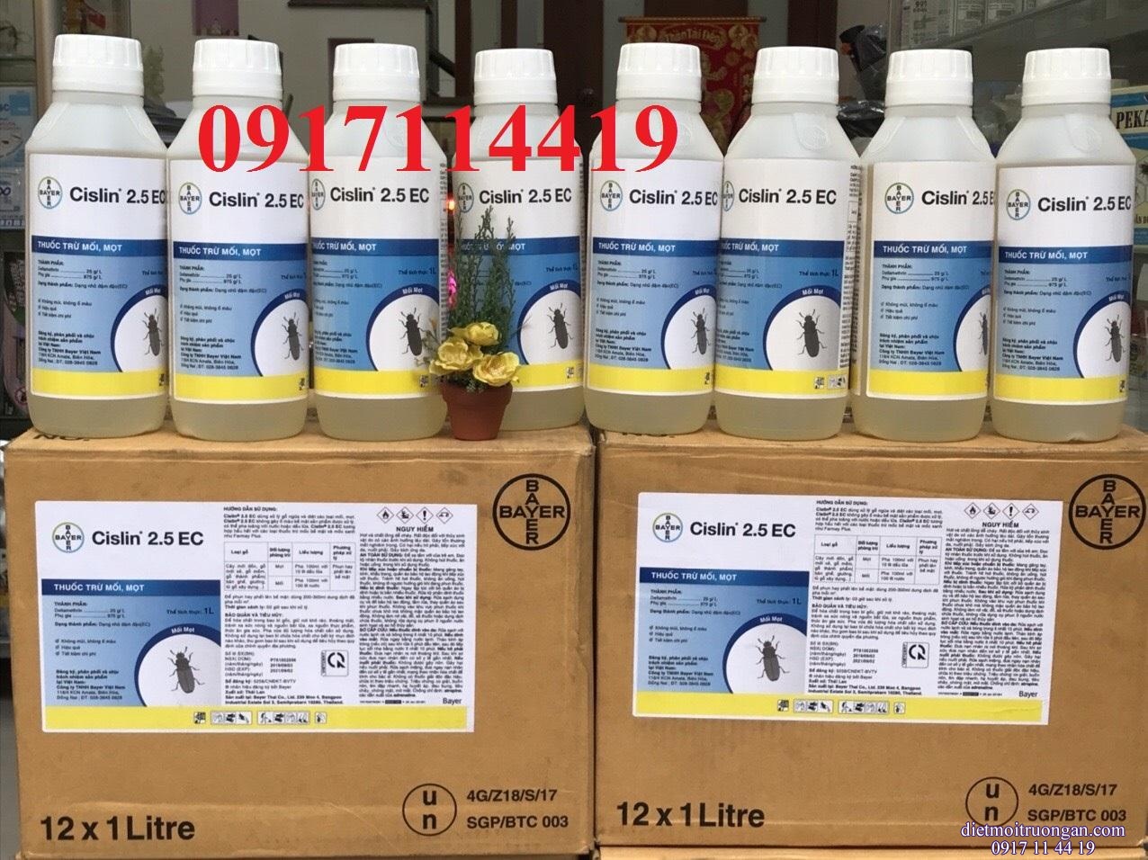 CISLIN 2.5 EC Diệt Mọt Gỗ chuyên dụng
