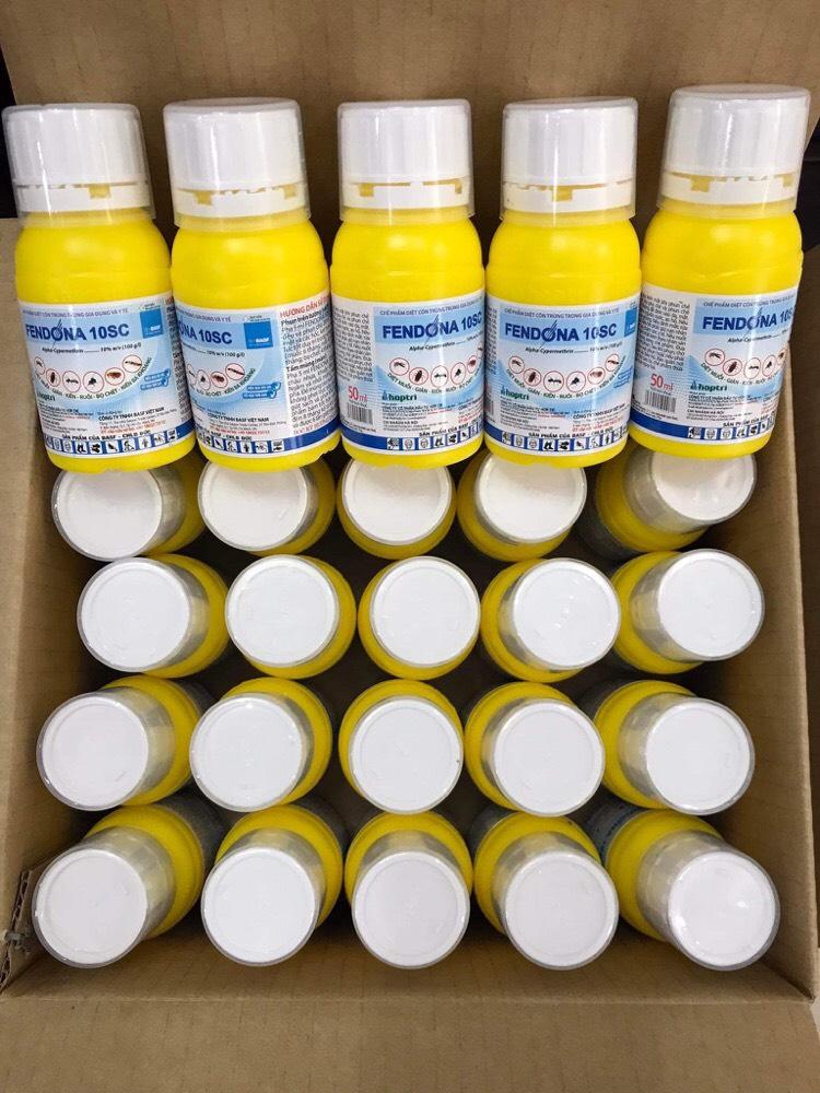 Thuốc diệt muỗi và côn trùng Fendona 50ml giá sỉ hộp 25 chai chỉ 95.000 đ/chai