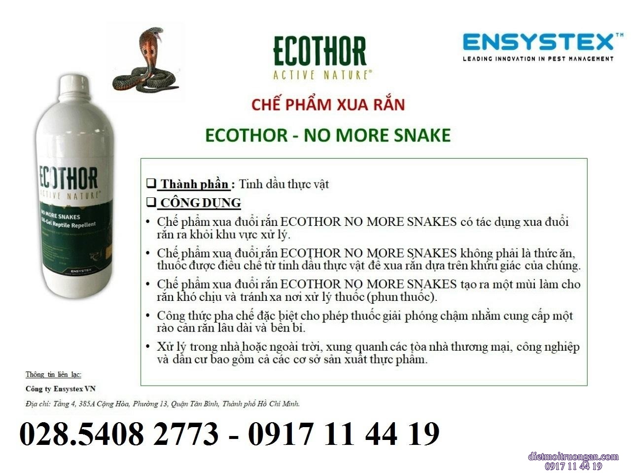 ECOTHOR TINH DẦU  XUA ĐUỔI RẮN  ENSYSTEX ÚC