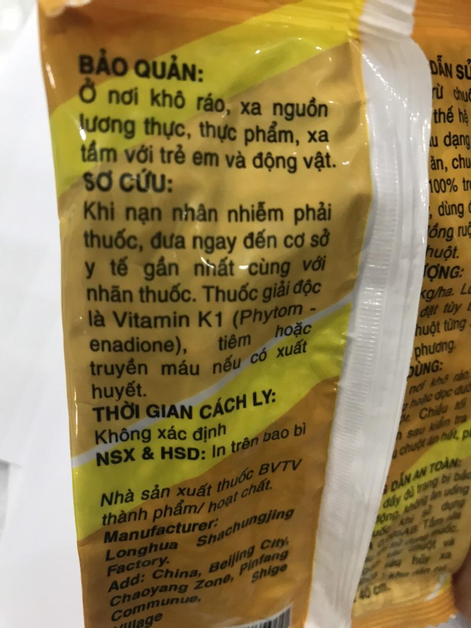 THUỐC DIỆT CHUỘT HẠT THÓC