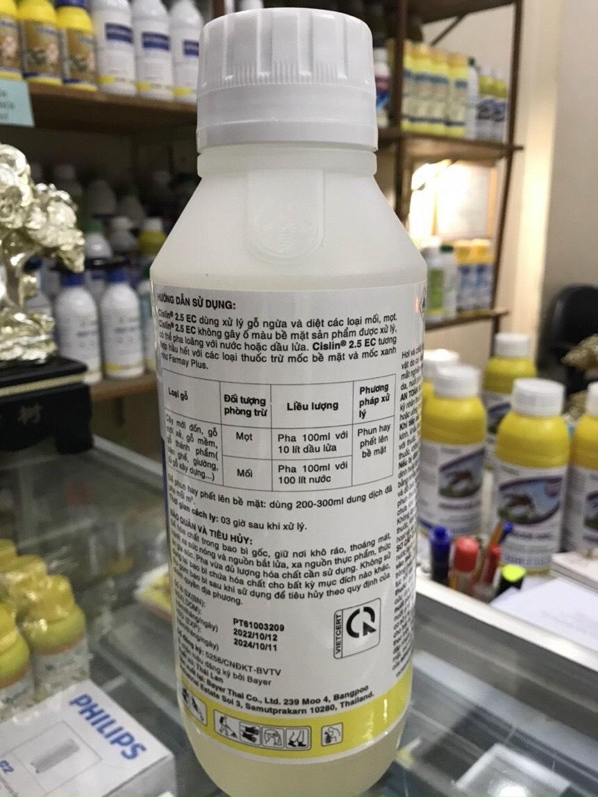 Cislin 2.5ec giá 1.050.000 đ/chai 1 lit