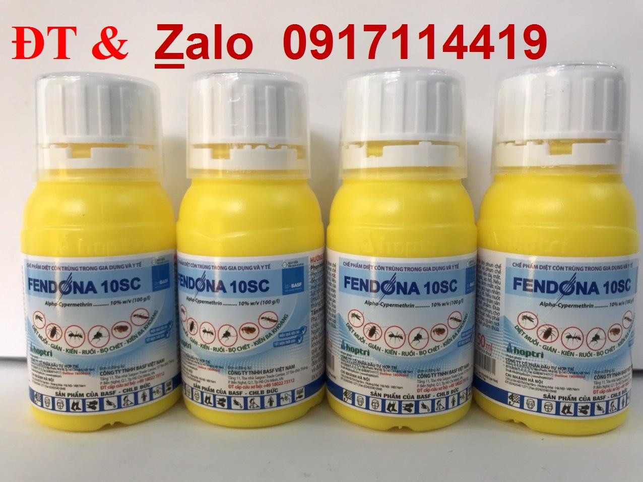 Thuốc diệt Kiến Ba Khoang Fendona 10sc chai 50ml không mùi của Đức
