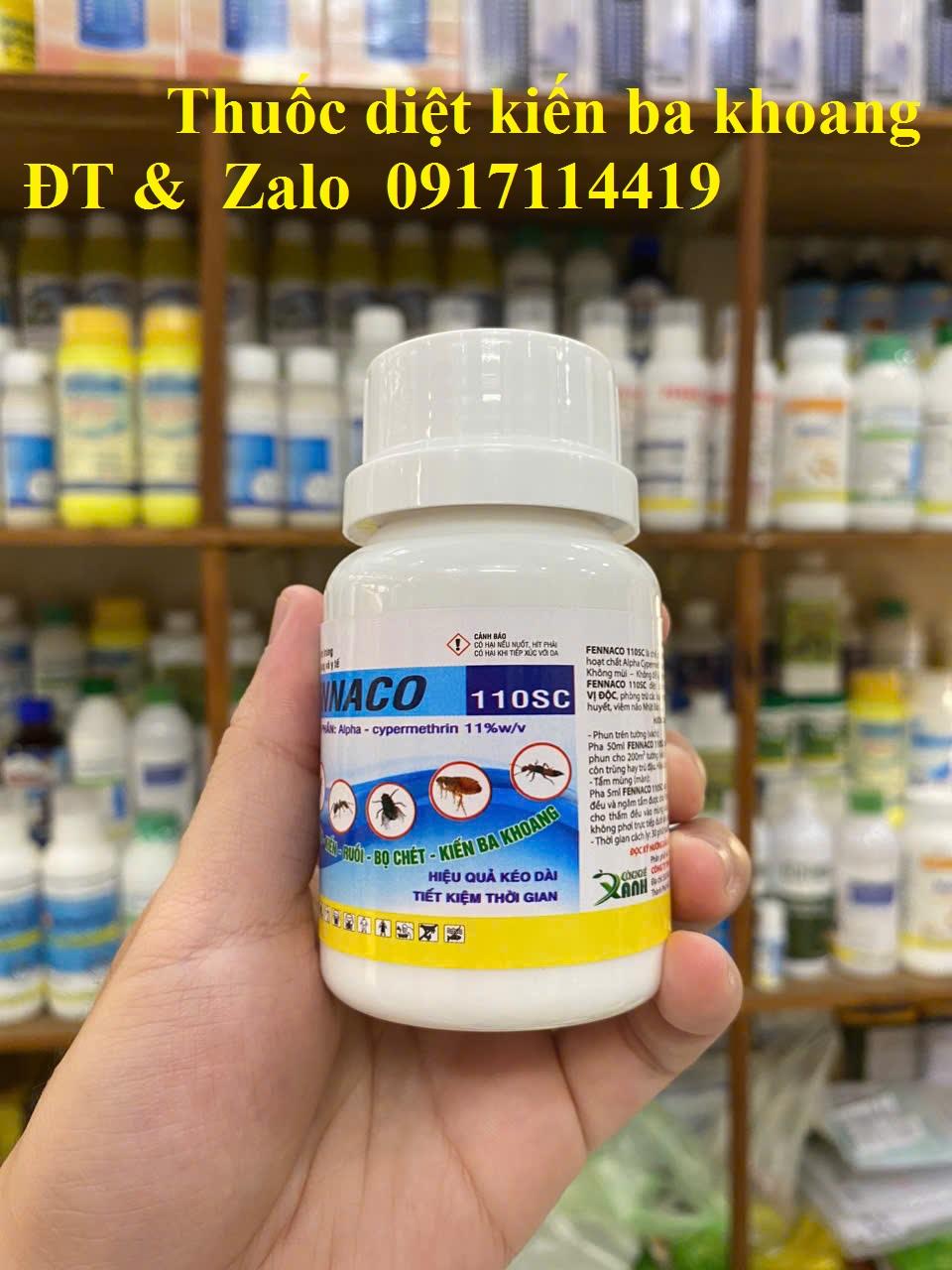 Thuốc diệt kiến Ba Khoang Fennaco chai 100ml, không mùi