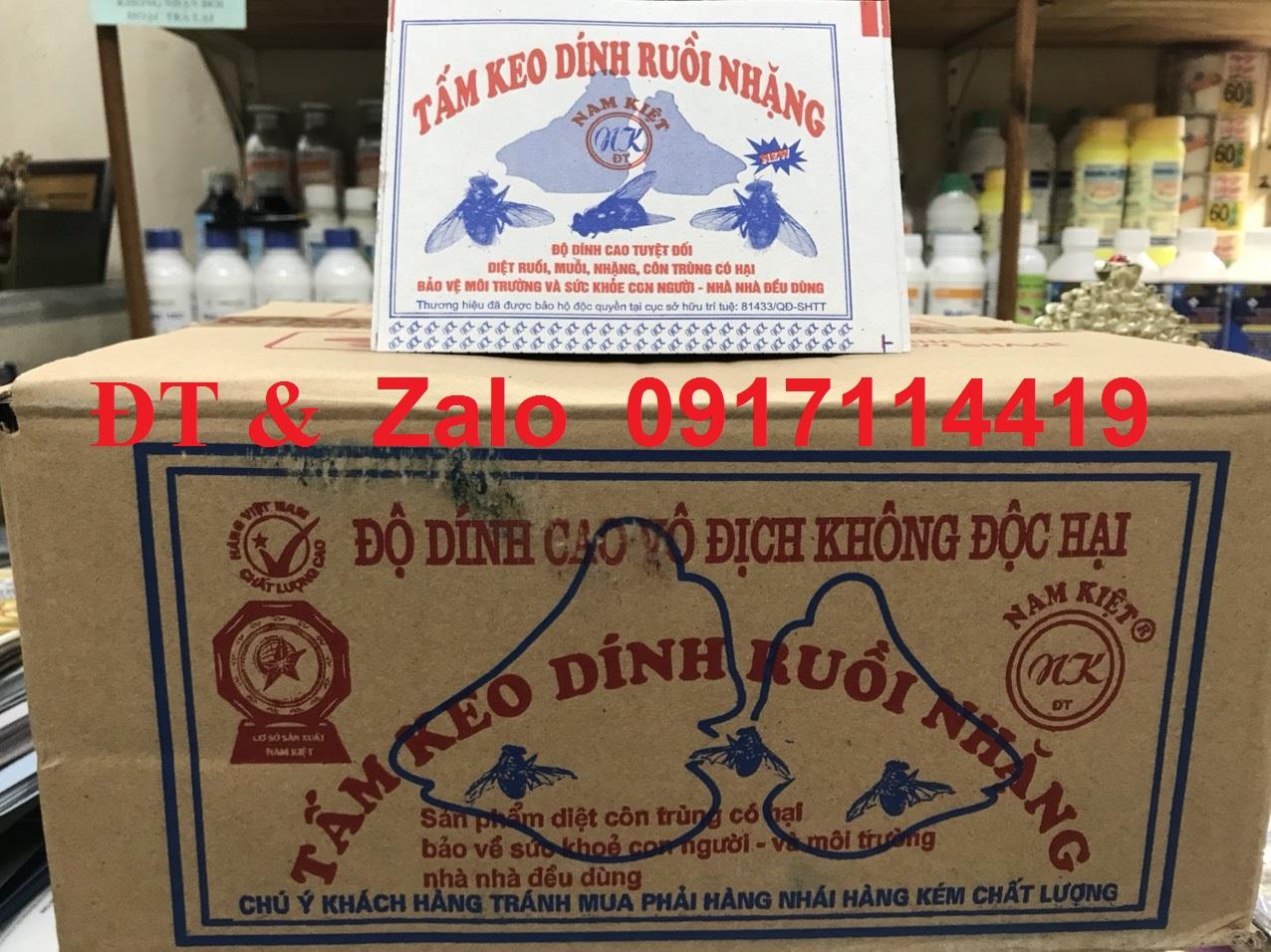 1.000 Miếng Keo Dính Ruồi Nam Kiệt siêu dính chỉ 450.000 đ/thùng