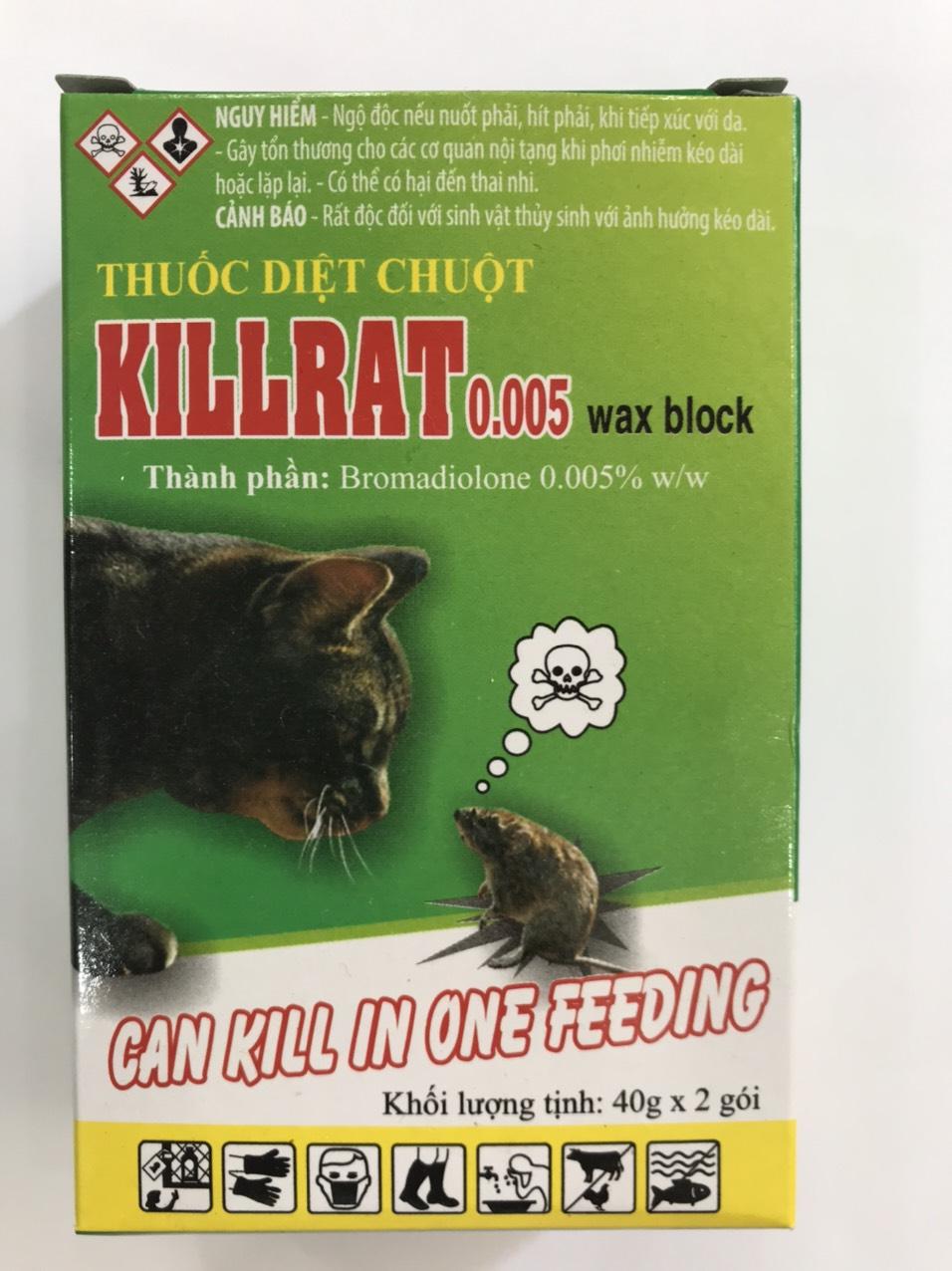 Combo 10 hộp Killrat, giá 350.000 đ/hộp 2 gói ( 80gam/ hộp )