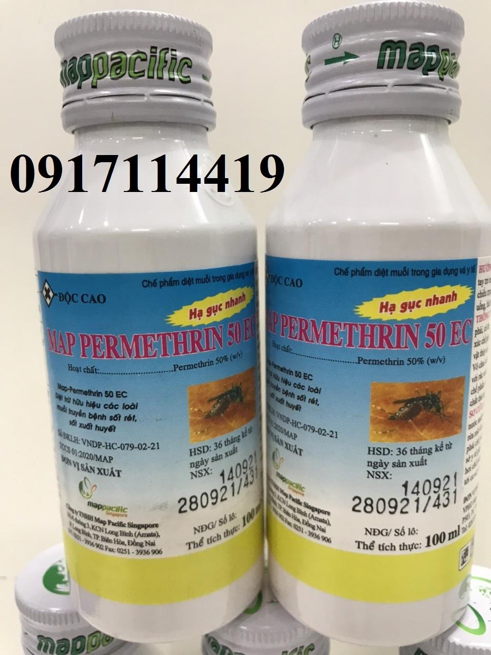 MAP PERMETHRIN 50EC thuốc diệt ruồi, muỗi, gián,kiến