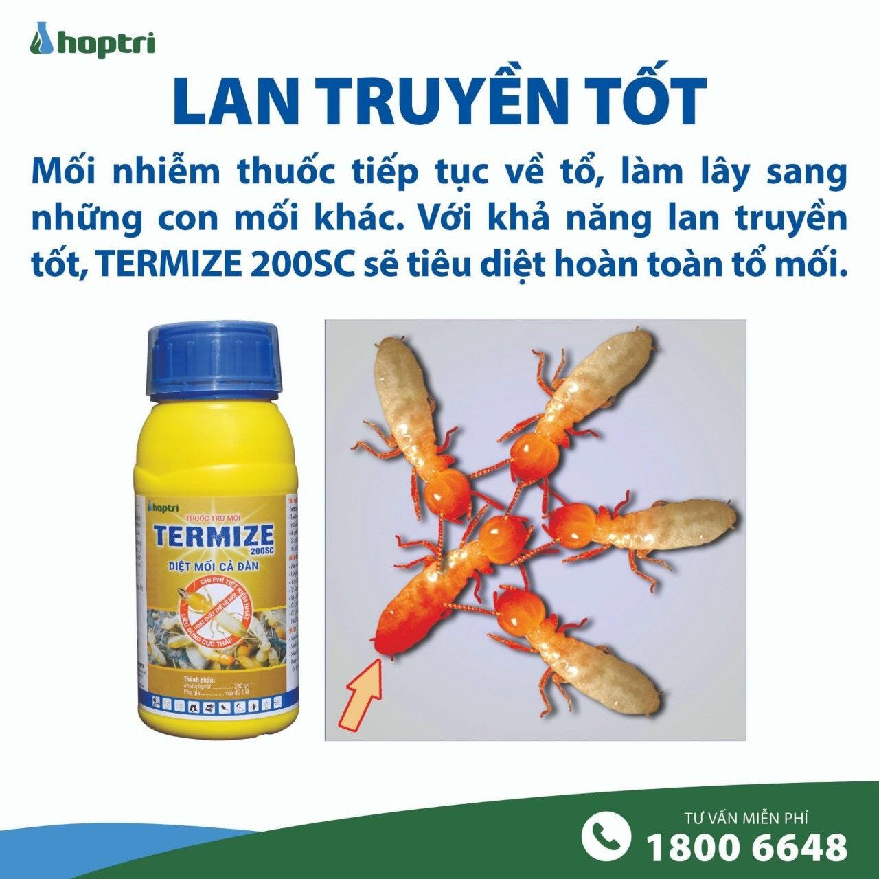 Giá thuốc trừ mối termize 200sc chai 50ml
