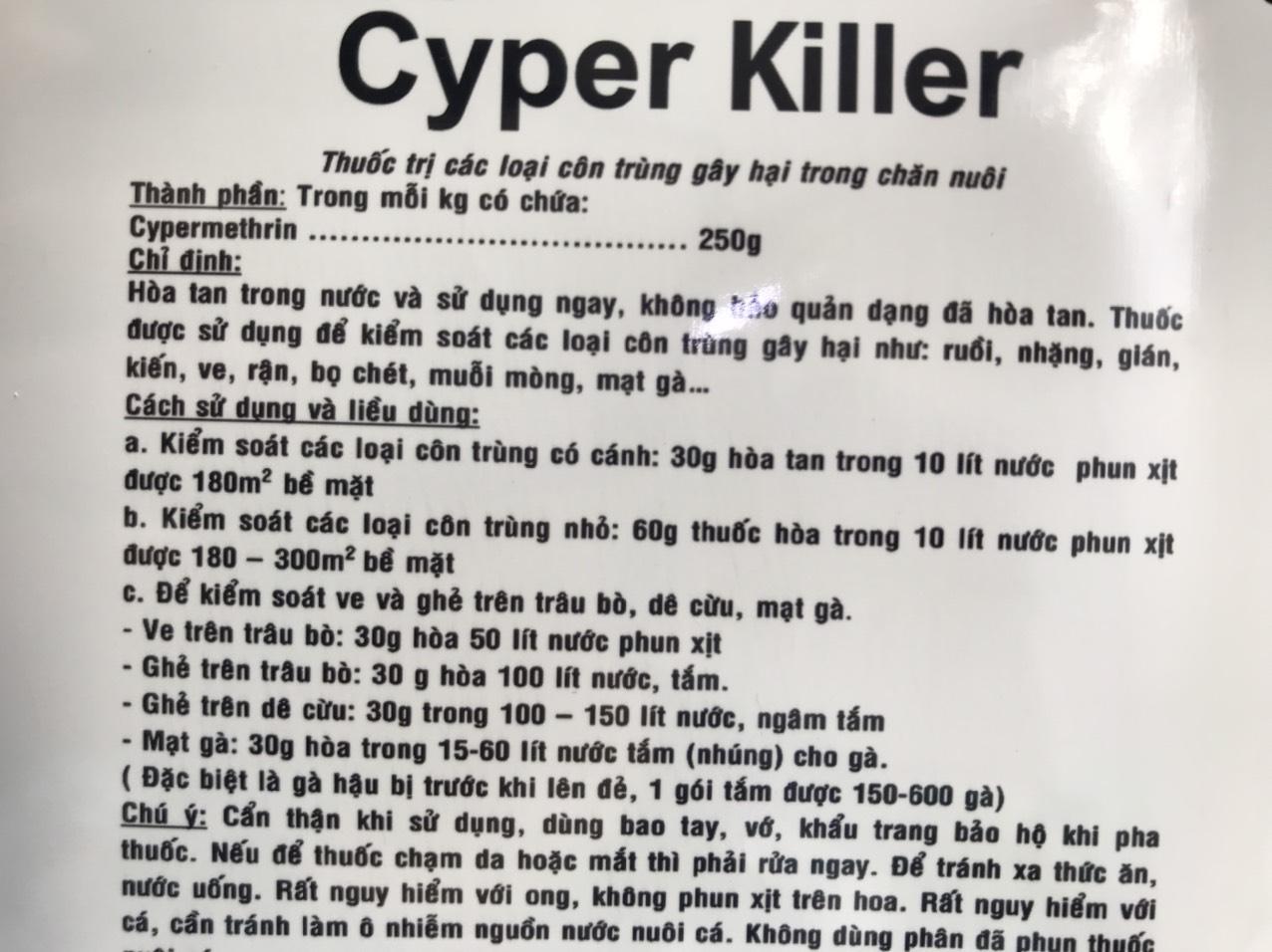 Thuốc diệt mạt gà, thuốc diệt mạt nhà yến- Cyper Killer