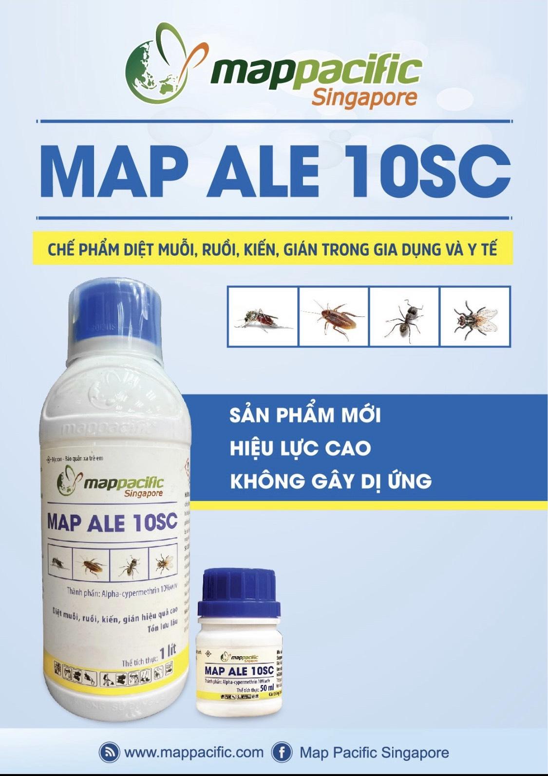 MAP ALÉ 10SC thuốc diệt ruồi, muỗi , gián , kiến- Sản phẩm của map Pacific Singapore