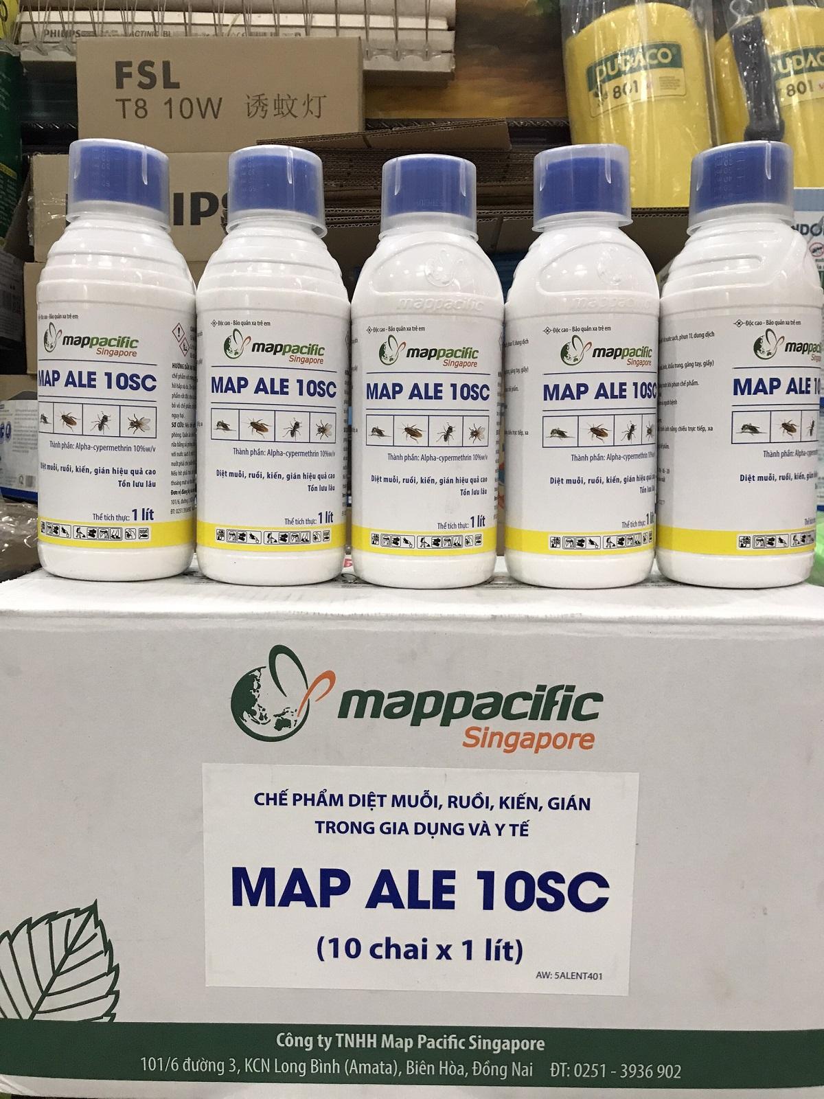 MAP ALÉ 10SC thuốc diệt ruồi, muỗi , gián , kiến- Sản phẩm của map Pacific Singapore