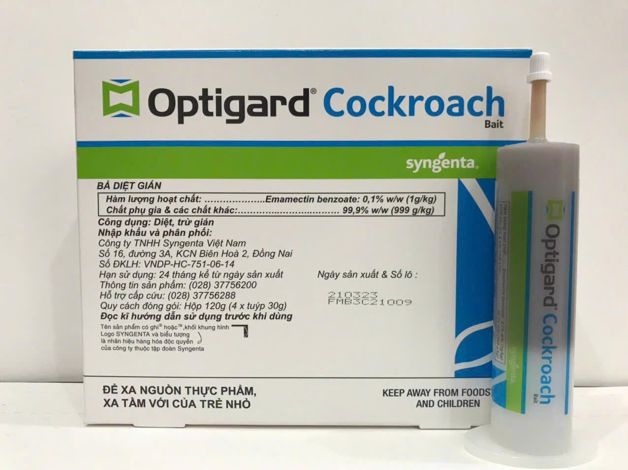 GEL DIỆT GIÁN ĐỨC OPTIGARD  COCKROACH  BAIT