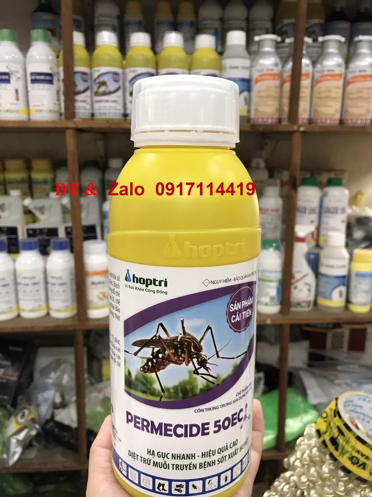 Permecide 50ec chai 1 lit  và 100ml-Thuốc diệt muỗi y tế