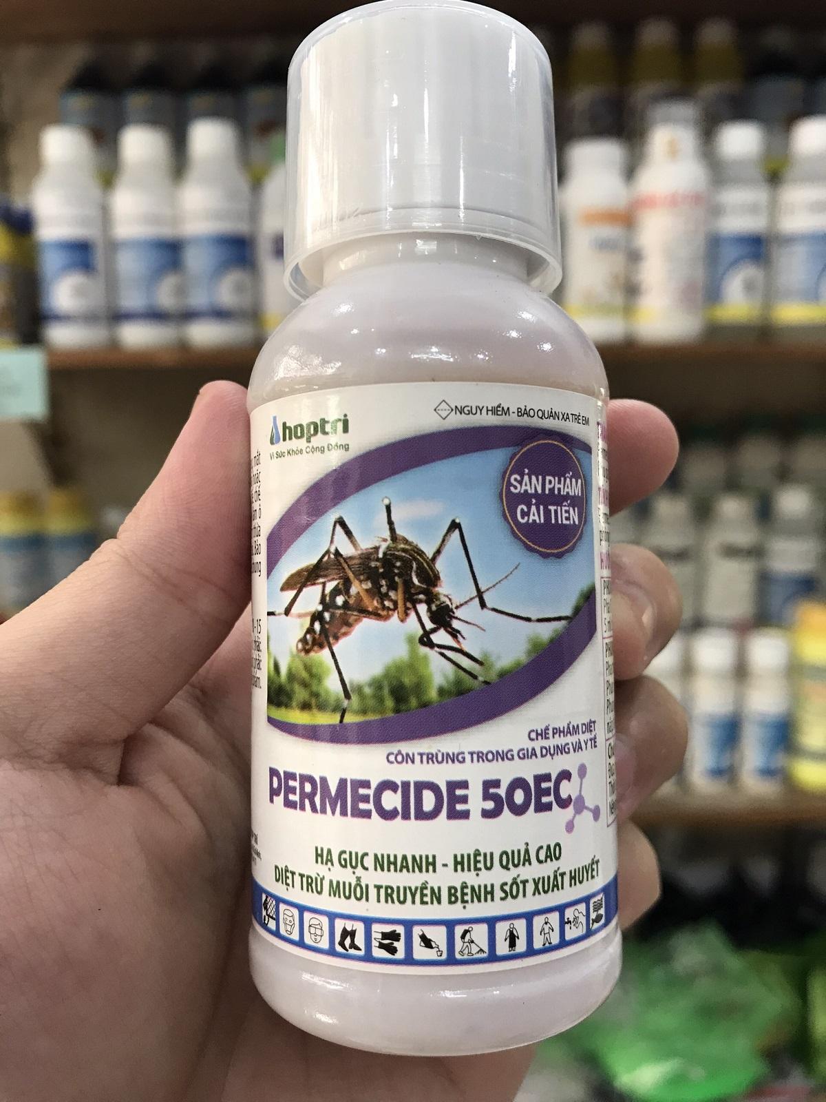 Permecide 50ec chai 1 lit  và 100ml-Thuốc diệt muỗi y tế