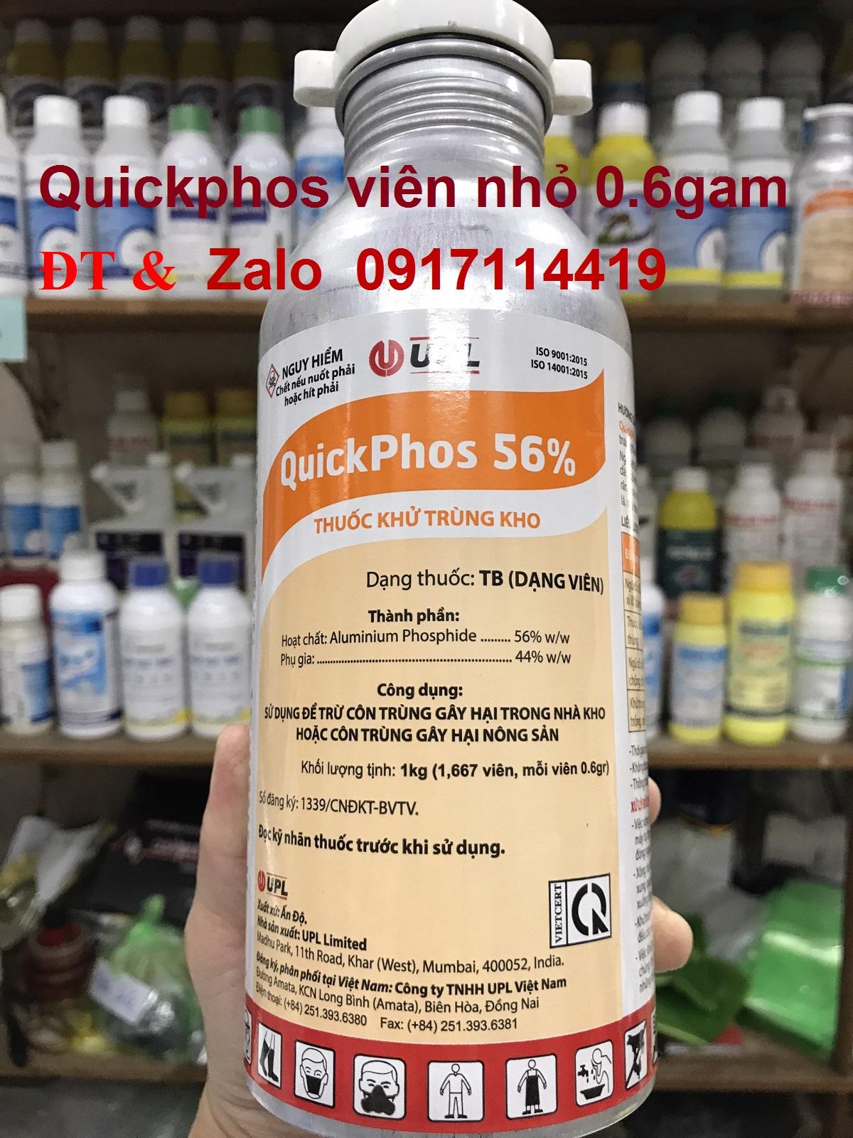 Quickphos 56% Viên Nhỏ 0.6gam Ân Độ